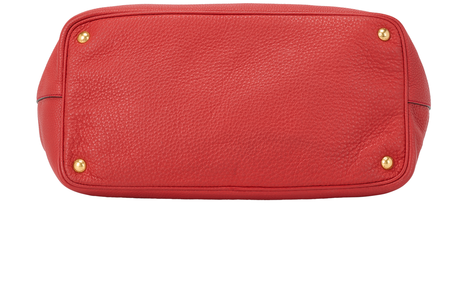 Vitello Daino Tote, &pound;375, Handbags, Red, Leather, Top view